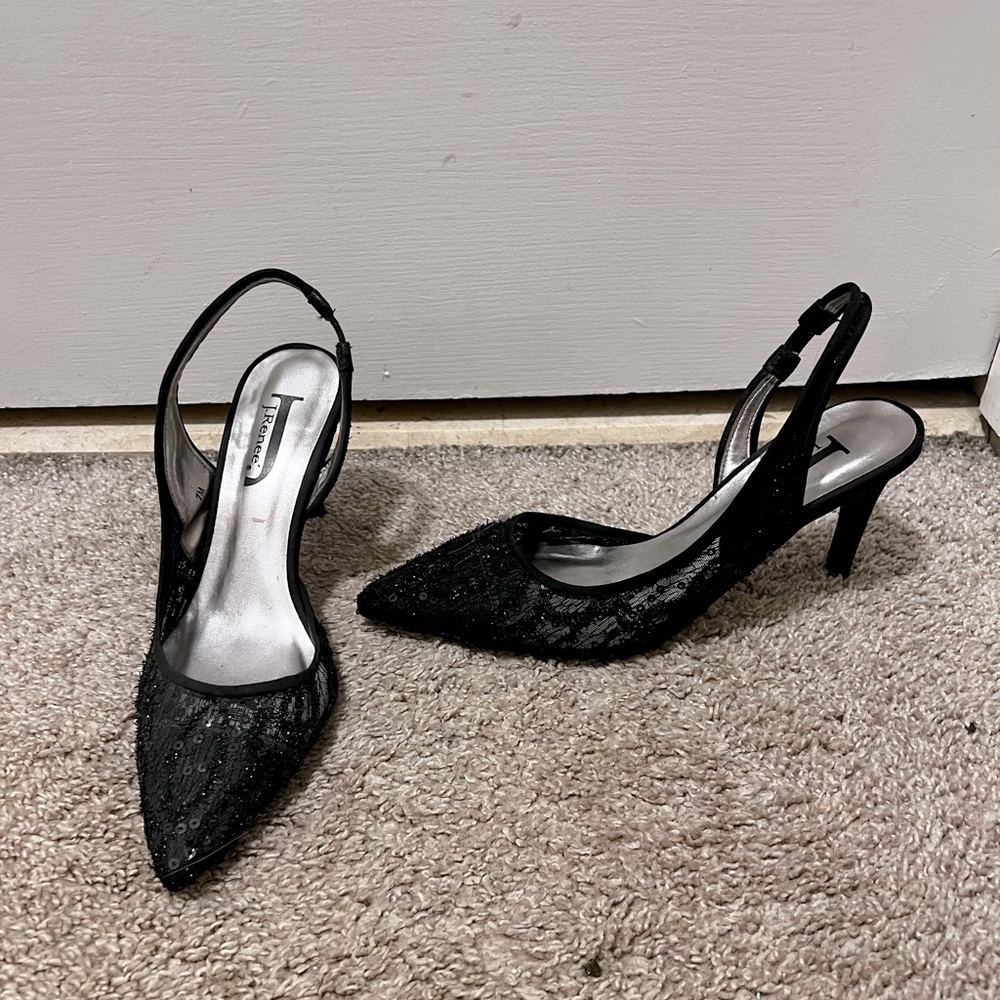 J.Renee sling back heels